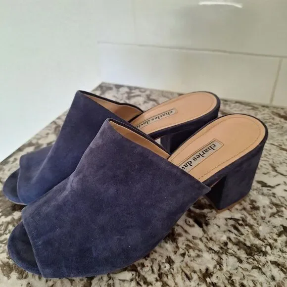 CHARLES DAVID,‎ HEEL SANDALS size 8M - Picture 4 of 7